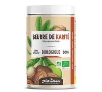Beurre de Karité Bio AB 800 g - Qualité Alimentaire - 100% végétal, Sans additifs, Sans Odeur