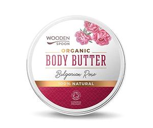 Beurre de Karité Bio | Doux et moelleux | Soins Ultra Naturels De La Peau et Des Cheveux | Hydrate les Mains, les Pieds, le Corps | 100% PRODUIT NATUREL | 100 ml (Bulgarian Rose)