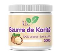 Beurre de Karité Pur 200G - Organic Non Raffiné - Creme corps - SheaButter - Soin pour le corps - Doux et Naturel pour Peau et Cheveux - Creme Hydratante - Baume Réparateur