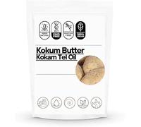Beurre de kokum - Huile de Kokam Tel | Extrait de fruits indiens du kokum | Traite les problèmes de peau du visage, des lèvres et du corps | Ingrédients 100 % naturels, végétaliens et biologiques |