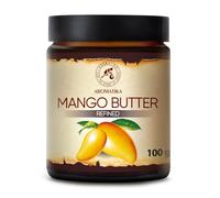 Beurre de Mangue 100g - Mangifera Indica - Indonésie - Pur - Huile Raffiné - Soin du Visage Intensif - Corps - Cheveux - Peau pour la Massage - Soin du Corps