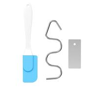 Beurre de noix - Outil mélangeur pour beurre de noix - Manivelle en acier inoxydable - Ustensiles de cuisine avec spatule - Ustensiles de cuisson pour gâteaux à , biscuits