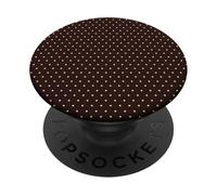 Beurre Jaune Marron Petit Pois Boho Vintage Esthétique PopSockets PopGrip Adhésif