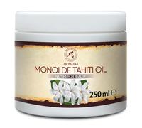 Beurre Monoï de Tahiti 250 ml - Huile de Noix de Coco et Extrait de Fleur de Tiaré - Beurre Corporel pour Massage - Huile Corporelle Hydratante Formule - Beurre pour Peau Rugueuse