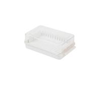 Beurrier Avec Couvercle 1 boîte de rangement for beurrier avec couvercle en plastique for le stockage hermétique des plateaux à fromages, ustensiles de cuisine Pour Beurrier