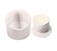 Beurrier avec couvercle - Beurrier français en céramique, récipient élégant pour beurres à tartiner, confiture, miel, vaisselle de cuisine, style vintage, usage domestique, divertissement et