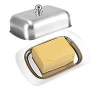 Beurrier avec couvercle, boîte de rangement à fromage, beurrier rectangulaire, plateau à beurre de cuisine, boîte à beurre à fromage, beurrier domestique, plat de stockage de pâtisserie, récipient de