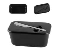 Beurrier avec Couvercle | Étanche de Comptoir pour Conservation du Beurre - Boîte de Stockage Lavable au Lave-pour Cuisine Campagnarde Petit-déjeuner Pique-nique -manger Réfrigérateur