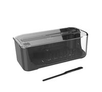Beurrier avec couvercle pour comptoir | Récipient à beurre | Plateau à beurre robuste qui passe au lave-vaisselle pour comptoir et étagère de porte de réfrigérateur
