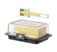 Beurrier avec couvercle - Rangement de comptoir ABS | Caa Coupe-beurre avec spatule, durable et multifonctionnel, conservation du beurre et du fromage