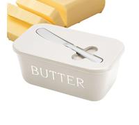 Beurrier avec couvercle | Récipient à fromage hermétique avec dispositif de coupe pour cuisine, camping, maison, gastronomie, réfrigérateur