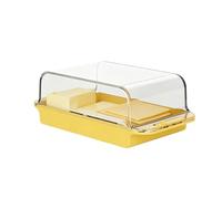 Beurrier avec couvercle - Récipient transparent hermétique | Plateau porte-beurre adapté pour fromage frais côte orientale, plan de travail, réfrigérateur, cuisine, maison, dortoir