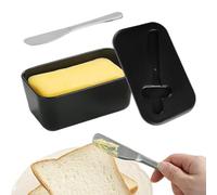 Beurrier | Beurrier avec Couvercle et Coupe-Beurre pour Comptoir,Plateau Distributeur Cuisine Garde-Manger Étagère Frigo Table Salle À Manger Pique-Nique Brunch Ferme Boulangers