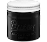 Beurrier céramique DOWAN avec couvercle, garde le beurre frais et aromatique, design français, lavable au lave-vaisselle, noir