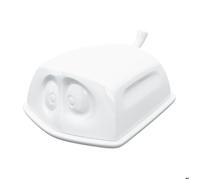TASSEN Beurrier Cocon Humeur Tassen - fabriqué en Allemagne - Hauteur 6.5 cm - Longueur 15.5 cm - Largeur 13 cm BLANC G