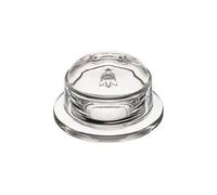 Beurrier Confiturier Abeille LA ROCHERE + couvercle cloche Verre