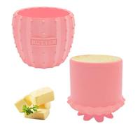 Beurrier de comptoir, beurrier, couvercle de comptoir, beurrier en silicone avec couvercle, rangement de beurre, support de beurre, récipient à beurre pour cuisine, décoration