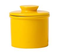 Beurrier de couleur unie pour comptoir avec ligne d'eau, beurrier avec couvercle, beurrier français pour comptoir