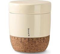 Beurrier DOWAN en céramique avec couvercle, Conserve le beurre frais et aromatique, Design français, Lavable au lave-vaisselle, Beige