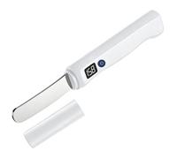 Beurrier Électrique Chauffant en Acier Inoxydable Rechargeable par USB pour Beurre Froid, Fromage, Confiture et Toasts - Outil de