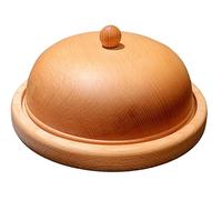 Beurrier en bois - élégante Décoration Moderne de cuisine Plat de service à fromage 22 cm