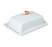 Beurrier en céramique avec couvercle - Beurrier | Beurriers rectangulaire avec joints en silicone, beurriers avec couvercle, récipient à beurre hermétique et frais