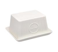 Beurrier en Céramique "Monty" 15cm Blanc