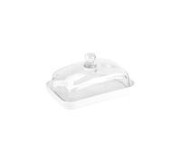 Beurrier en porcelaine 18x12 cm - - Blanc - Porcelaine