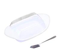 Beurrier,Forme De Avec Coupeur | Conteneur À Beurre Pour Réfrigérateur - Pour Cadeau de Maison Anniversaire Fête des Mères Foyer Salle à Manger Petit-Déjeuner Réunion