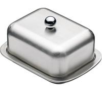 Beurrier Isotherme en Acier Inoxydable De Qualité Supérieure avec Couvercle - Double Paroi, Design Argenté élégant pour Une Fraîcheur Et Un Style Incomparables dans Votre Cuisine