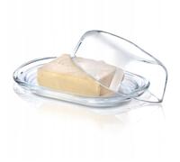 KADAX Beurrier en Verre avec Couvercle pour Réfrigérateur, L'Accessoire Essentiel de Cuisine pour Stocker, Servir et Préserver la Fraîcheur du Beurre