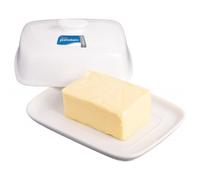 Beurrier - KITCHEN CRAFT - Céramique - Blanc - Taille standard - Compatible micro-ondes