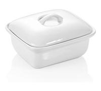 WAS 4920 250 Série Bavaria Bavaria Lot de 2 beurriers en porcelaine avec couvercle Capacité 250 g