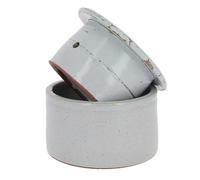 Beurrier - Poterie Turgis - Grès gris - 210g - Made in Calvados - Conservation beurre