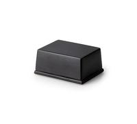 Beurrier pourplaquede beurre 250 g, céramique noire 12x10x6cm, Unique