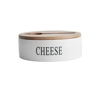 Beurrier Récipient à beurre en céramique de 700 ml, boîte rangement hermétique for restaurant, boîtes fromage avec couteau, trancheuse , beurrier, vaisselle(Color 02)
