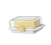 Beurrier robuste en ABS avec boucles de verrouillage sécurisées et anneaux d'étanchéité, accessoire portable pour rafraîchir