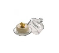 Beurrier rond en verre avec couvercle APS - 20 ml - Verre2 cl