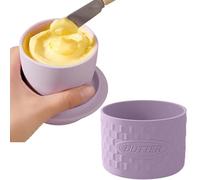 Beurrier - Support en silicone de qualité alimentaire | Passe au lave-vaisselle - Beurrier français pour cuisine, maison, pendaison de crémaillère et vacances