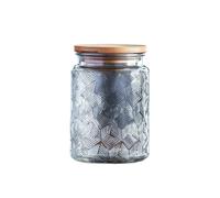 beurriers Beurrier avec couvercle motif gaufré en verre for le stockage des confitures et bonbons dans la cuisine