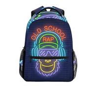 BEUSS Musique Escuela Vieja AzulCartable Sac à Dos Ecole étudiant Scolaire d'ordinateur pour Voyage Ados Filles Garçons Enfant