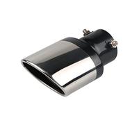BEUTEE Garniture 'échappement pour Alfa pour Romeo 147 156 159 tuyaux d'embout de Silencieux Couvre l'échappement Universel de Voiture Echappement Pipe (Couleur : Straight)