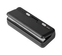 Beutelverschließer USB Aufladbar 12cm Heißsiegelgerät Mini Beutelversiegeler für Snacks Chips Frischhaltung Tragbarer Wiederverschließer Weiß