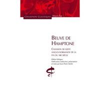 Beuve de Hamptone. Chanson de geste anglo-normande Jean-Pierre Martin (Auteur)