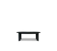 Ferm Living Table à manger Bevel Extendable Hêtre huilé noir. inclut 2 rallonge