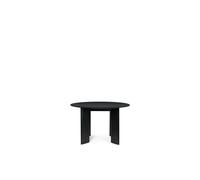 Bevel Table de Salle à Manger Ronde Ø117 Noir/ Hêtre