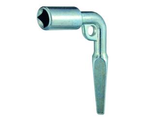 Bever & Klophaus BEVER Clé à ergot coudée, 714, cônique VK-tige 7-10mm trempé nickelé Quantité:1