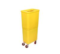 Beverage Bin, Pour les restes de boissons, jaunes, bacs à boissons, poubelle à boissons, collecter les cocktails, garnitures, thé, bière, vin, glace et pailles