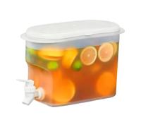 Beverage Dispenser Jug, Food-Grade Container, 3.5L Device with Reliable Spigot Style, Hot Cold Ice Coffee Tea Milk Juice Lemonade Party Summer Home Kitchen Camping Aid, Easy Use Apartment Office