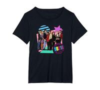 Beverly Hills 90210 Full Cast Group Poster T-Shirt, Femme Grandes Tailles, Noir, 1X
